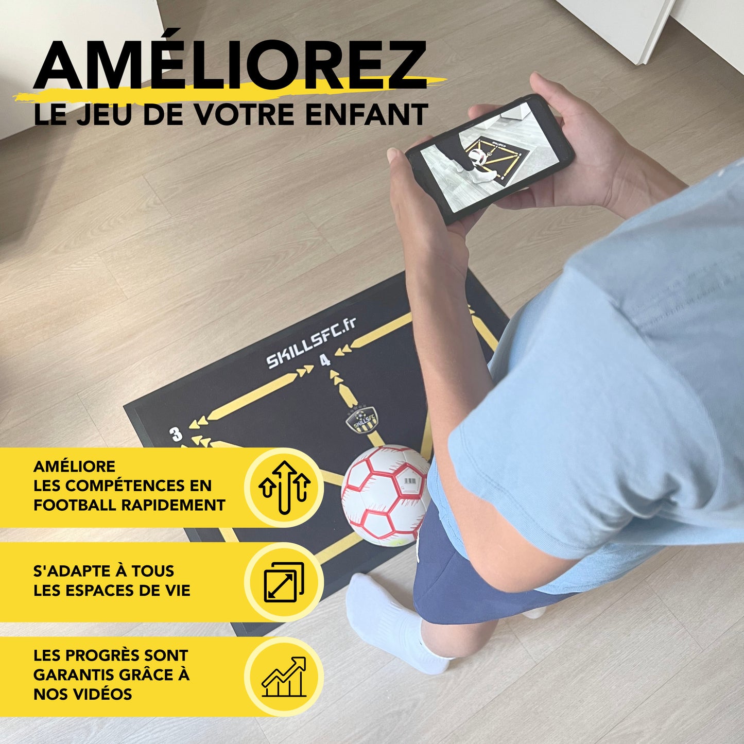 PACK TAPIS D'ENTRAINEMENT SKILLS FC