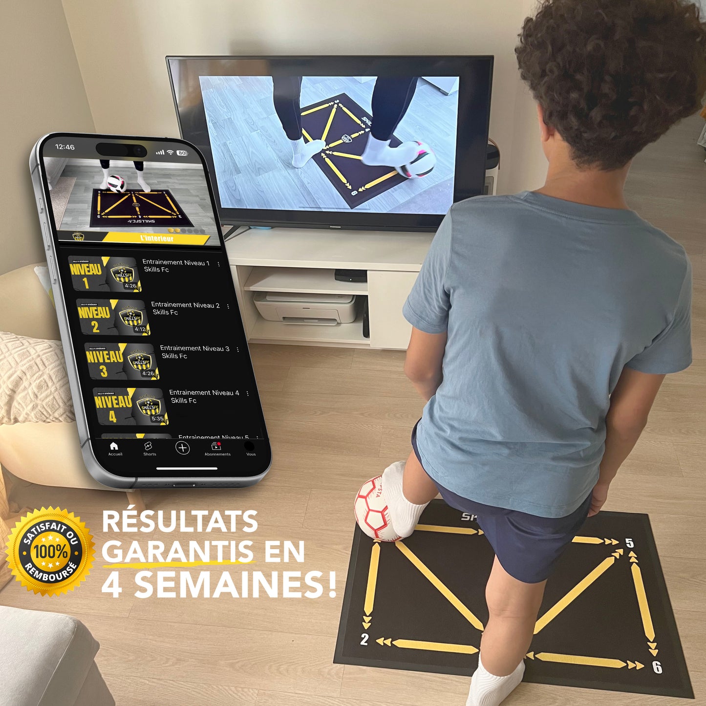 PACK TAPIS D'ENTRAINEMENT SKILLS FC